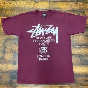 STUSSY WORLD TOUR TEE